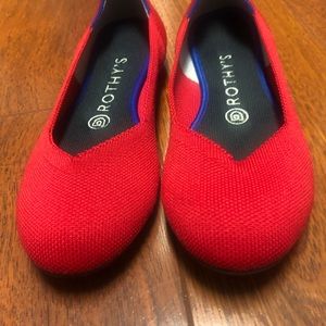 Rothy’s Red Flats Sz. 7
